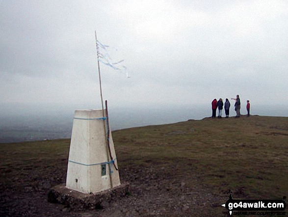 Walk Earl's Hill walking UK Mountains in The Shropshire Hills Area of Outstanding Natural Beauty  Shropshire, England