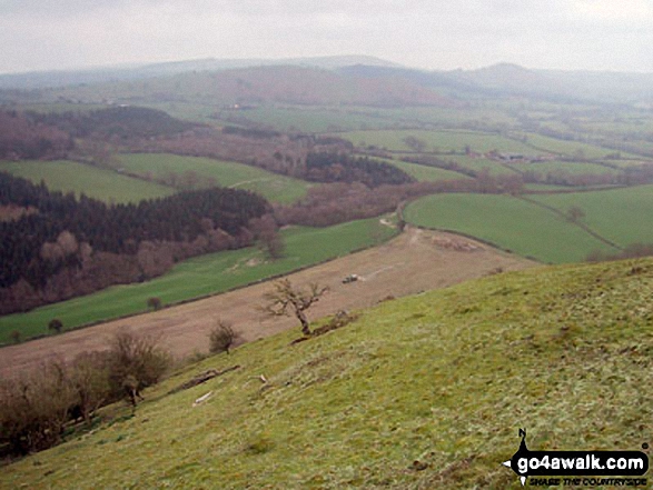 The Shropshire Hills from Earl's Hill