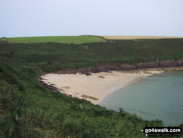 Walk pe103 Aber Rhigian and Castle Hill from Newport - Castlebeach Bay, St Ann's Head, Pembrokeshire Coast