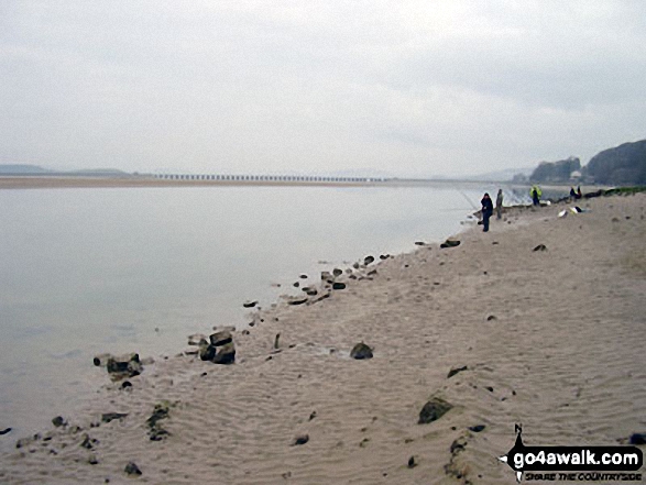 Walk c121 Tarn Hows and Yew Tree Tarn from Tom Gill - Fishermen on Arnside Sands, Morecambe Bay