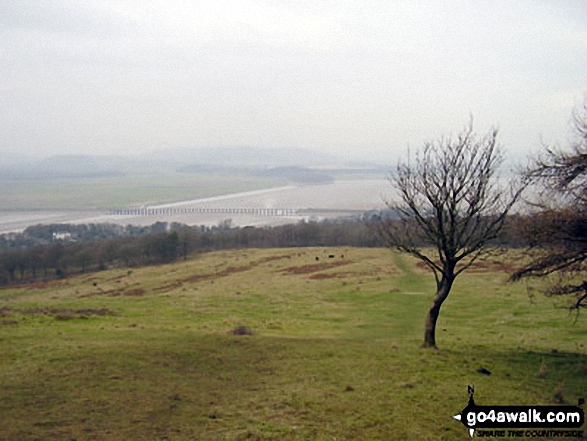 Kent Viaduct and Milnthorpe Sands from the summit of Arnside Knott