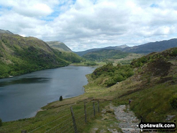 Descent to Llyn Dinas from Grib Ddu nr Beddgelert 