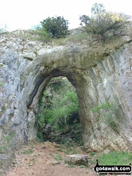 Stone Arch near Reynard's Cave, Dove Dale 