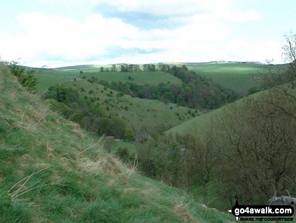 Walk s260 Stanshope from Milldale - Descent into Milldale from Stanshope