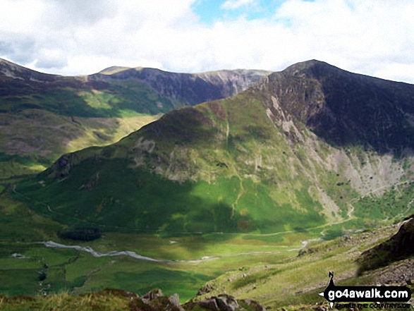 Walk c120 The Ennerdale Horseshoe - Fleetwith Pike from Hay Stacks (Haystacks)