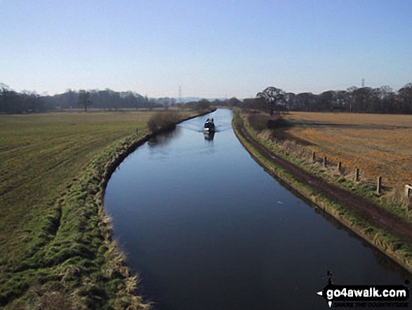 Walk ch102 Dunham Massey and The Bridgewater Canal from Lymm - Narrow Boat on The Bridgewater Canal