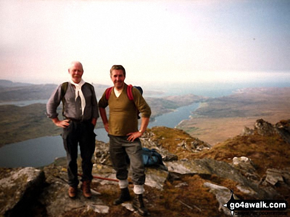 Me on Meall a' Bhuiridh in The Glen Etive Hills Highland Scotland