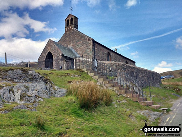 Walk c367 Robinson and High Snockrigg from Buttermere - Buttermere Church, Buttermere