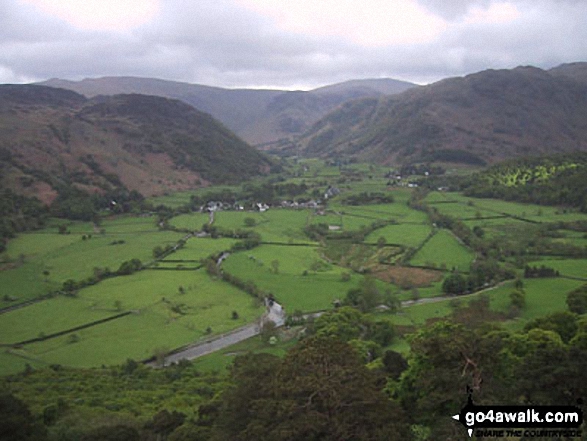 Walk c405 Cat Bells, High Spy and Castle Crag from Hawes End - Borrowdale from Castle Crag