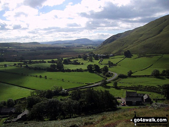 Walk c200 Carrock Fell, High Pike (Caldbeck) and Great Calva from Mosedale - Mosedale (Mungrisdale) from Carrock Fell