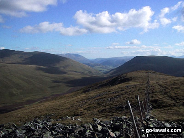 Walk c200 Carrock Fell, High Pike (Caldbeck) and Great Calva from Mosedale - Mosedale (Mungrisdale) from Great Calva