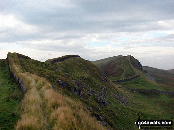 Walk n142 Hadrian's Wall from Cawfield Quarry to Steel Rigg - Hadrian's Wall