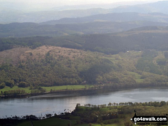 Coniston Water from the summit of The Old Man of Coniston 