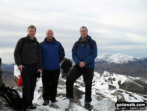 On the summit of Carnedd Moel Siabod