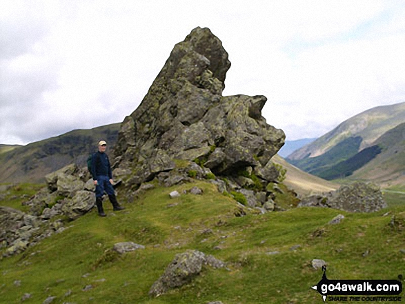 The 'Howitzer' on the summit of Helm Crag