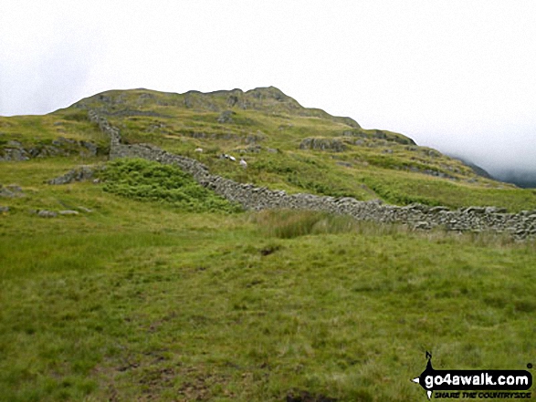 Walk c247 The Fairfield Horseshoe from Ambleside - Approaching Low Pike (Scandale)