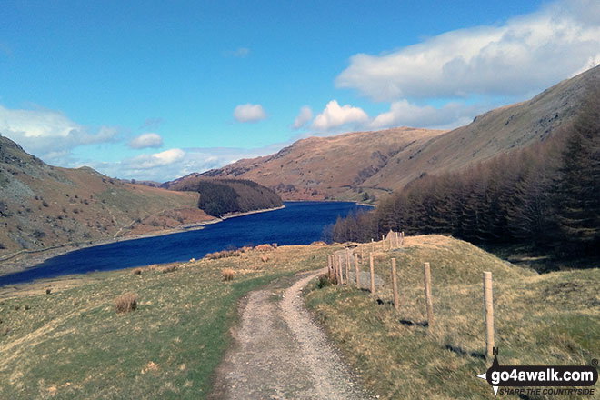 Haweswater from the bottom of Gatescarth Pass 