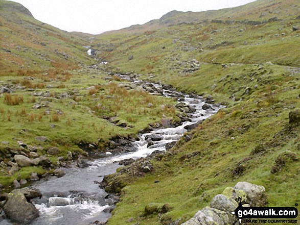 Calf Crag from Green Burn in Greenburn Bottom