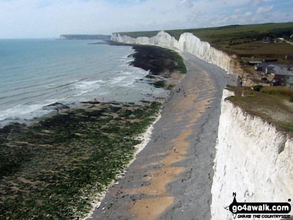 Walk es165 Beachy Head from East Dean Hill - Birling Gap and The Seven Sisters