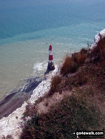 Walk es165 Beachy Head from East Dean Hill - Beachy Head Lighthouse