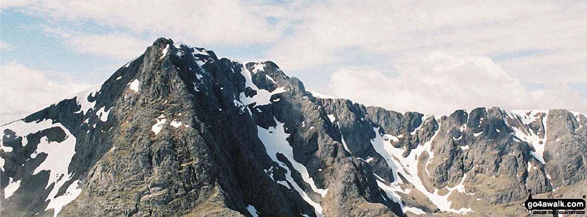 Walk h154 Ben Nevis and Carn Mor Dearg from The Nevis Range Mountain Gondola - *Ben Nevis from Carn Mor Dearg