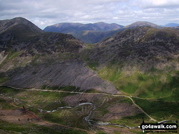 Walk c120 The Ennerdale Horseshoe - High Crag, Seat, Scarth Gap and Hay Stacks (Haystacks) from Looking Stead (Pillar)