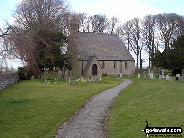 Walk d294 Sheldon and Lathkill Dale from Monyash - Sheldon Village Church