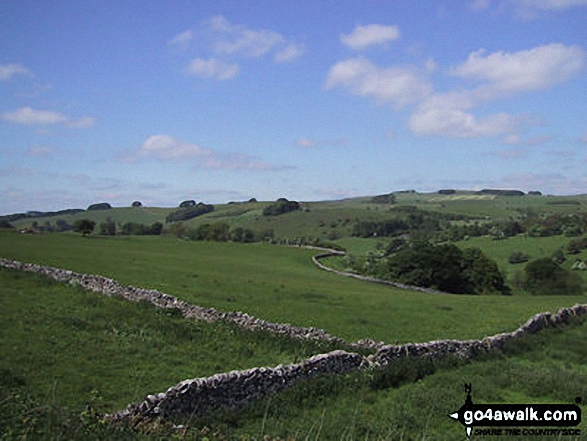 Walk d175 Alsop en le Dale and Parwich from Tissington - Views from The Tissington Trail nr Tissington Village