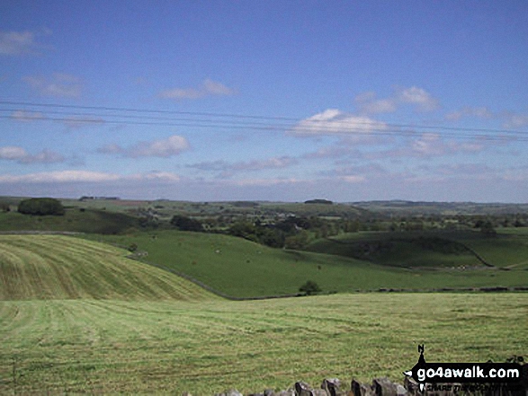 Walk d209 Parwich and Fenny Bentley from Tissington - Views from The Tissington Trail nr Tissington Village