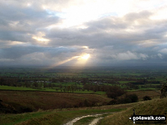 Walk c488 Dufton Pike from Dufton - The Vale of Eden from the walk back into Dufton