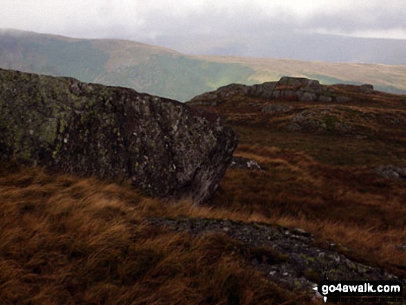 Walk c464 Langhowe Pike, Fewling Stones, Nab Moor and Howes (Mosedale)from Swindale - Fewling Stones summit