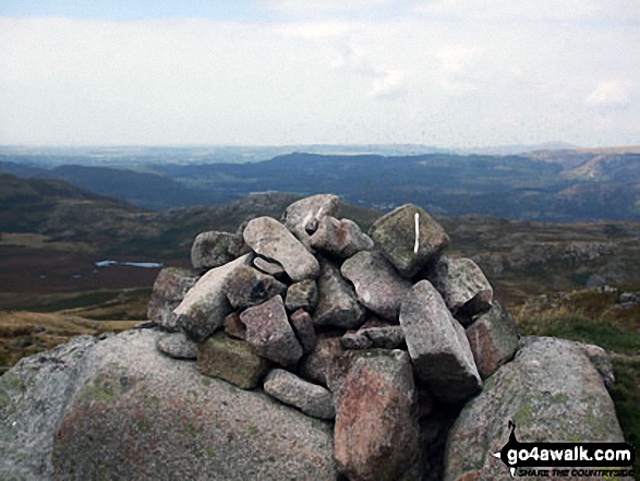 Rough Crag (Birker Fell) summit cairn 