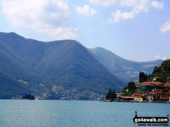 Monte Isola across Lake Iseo 