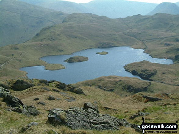 Walk c304 Beda Head and Place Fell from Howtown - Angle Tarn (Martindale) from Angletarn Pikes