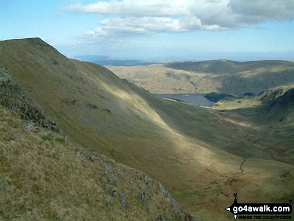 Kidsty Pike from Straits of Riggindale