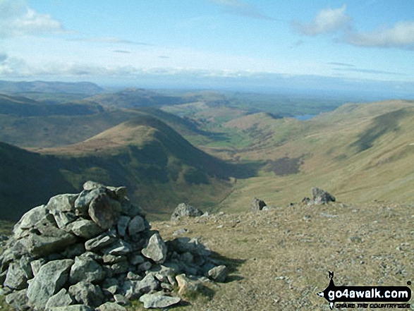 Walk c128 The Hayswater Round from Hartsop - The Nab (Martindale) from Rampsgill Head