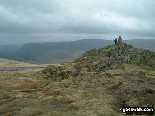 Walk c155 The Knott and Place Fell from Patterdale - Place Fell summit