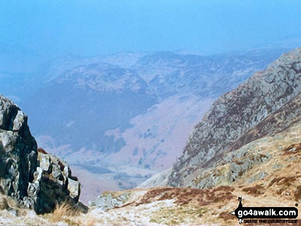 Walk c189 High Raise from Rosthwaite - Rosthwaite Fell from Sergeant's Crag