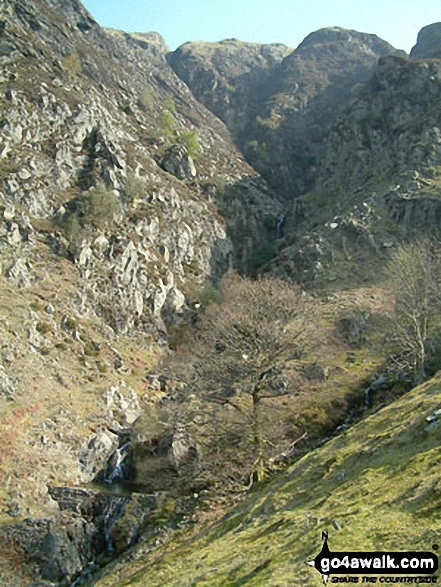 Walk c219 A Circuit of Buttermere from Buttermere - Goat Gills from Hassnesshow Beck