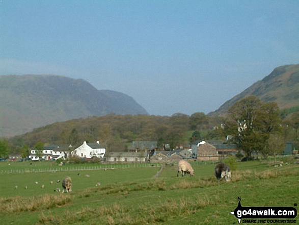 Walk c228 Hay Stacks from Buttermere - Buttermere village