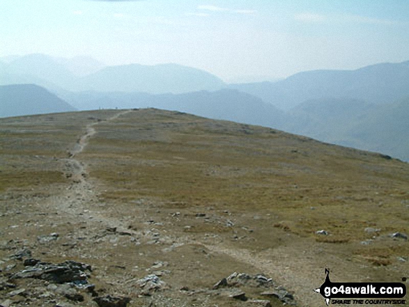 The Scafell Massif and Great Gable from Robinson summit