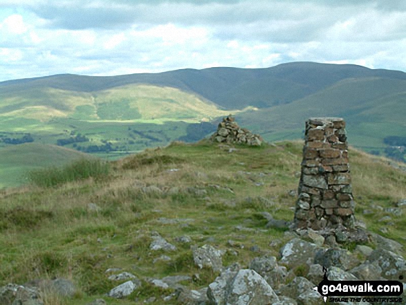 Walk c461 Great Sca Fell and Knott from Over Water - Binsey Summit