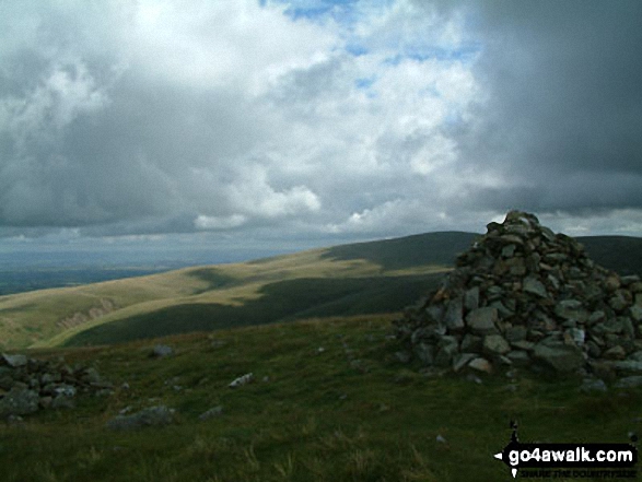 Walk c461 Great Sca Fell and Knott from Over Water - Brae Fell summit