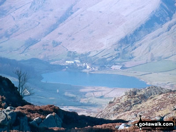 Walk c278 High Tove, Ullscarf and Great Crag from Watendlath - Watendlath from Great Crag