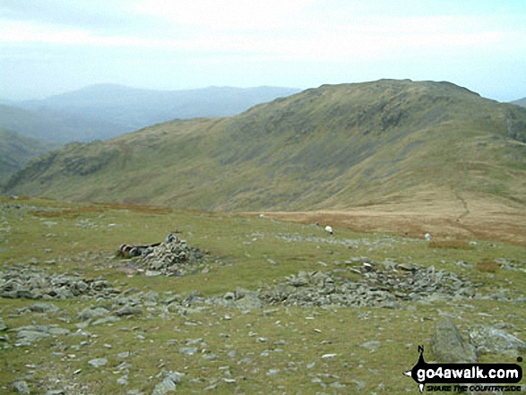 Walk c179 The Seathwaite Round from Seathwaite, Duddon Valley - Grey Friar from Great Carrs