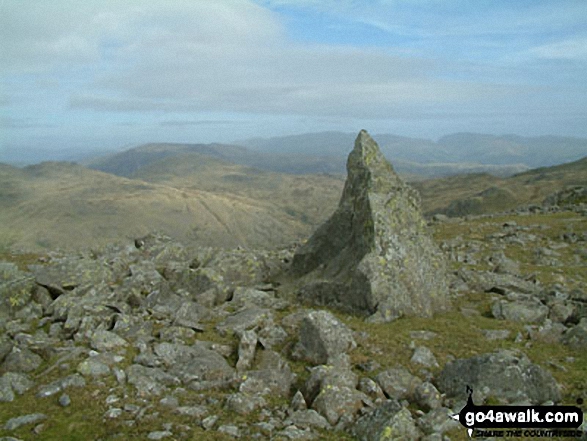 Walk c167 Wetherlam and Swirl How from Low Tilberthwaite - Matterhorn Rock on Grey Friar