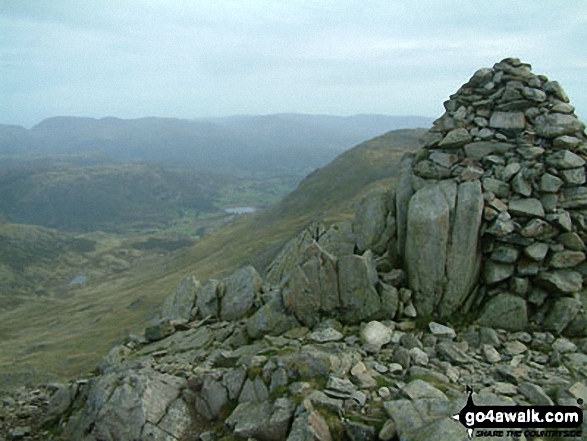 Walk c123 The Old Man of Coniston and Swirl How from Walna Scar Road, Coniston - Swirl How Summit