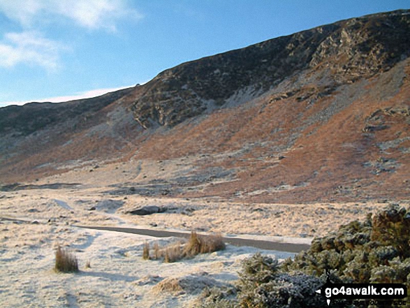 Walk c106 Carrock Fell and High Pike (Caldbeck) from Mosedale - Carrock Fell from Stone Ends, Mosedale (Mungrisdale)