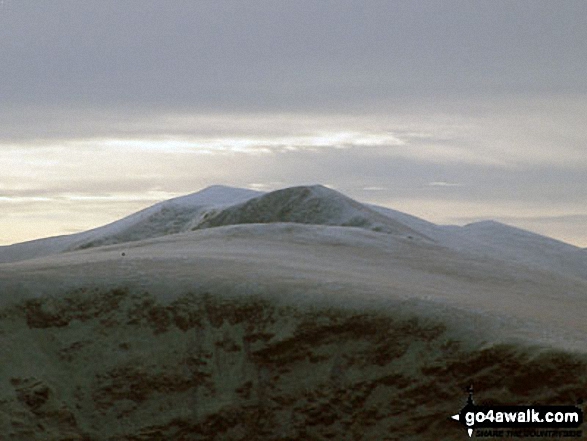 Walk c200 Carrock Fell, High Pike (Caldbeck) and Great Calva from Mosedale - Bowscale Fell from Carrock Fell