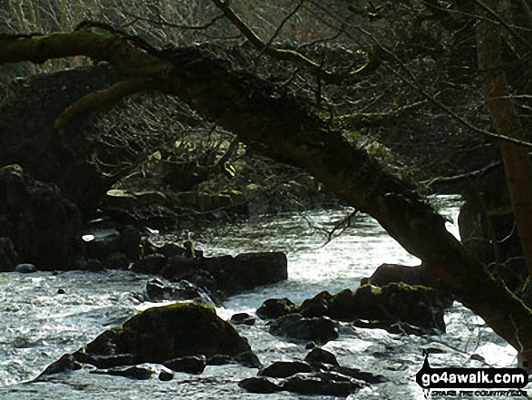 Walk c402 Harter Fell and Hard Knott from The Woolpack Inn, Eskdale - Doctor Bridge, Eskdale